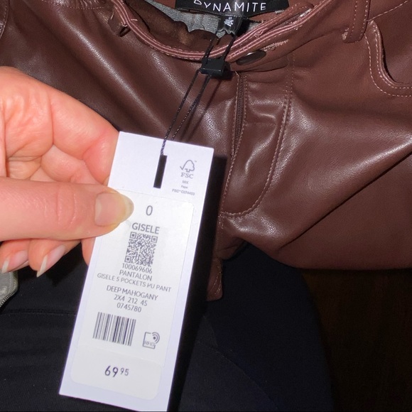 Dynamite Gisele faux leather pants - Picture 4 of 4